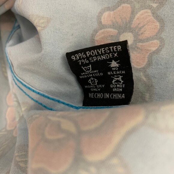 Dixxon Flannel Co Stay Gold Button-up Party Shirt XL Blue Short-Sleeve - Picture 7 of 9